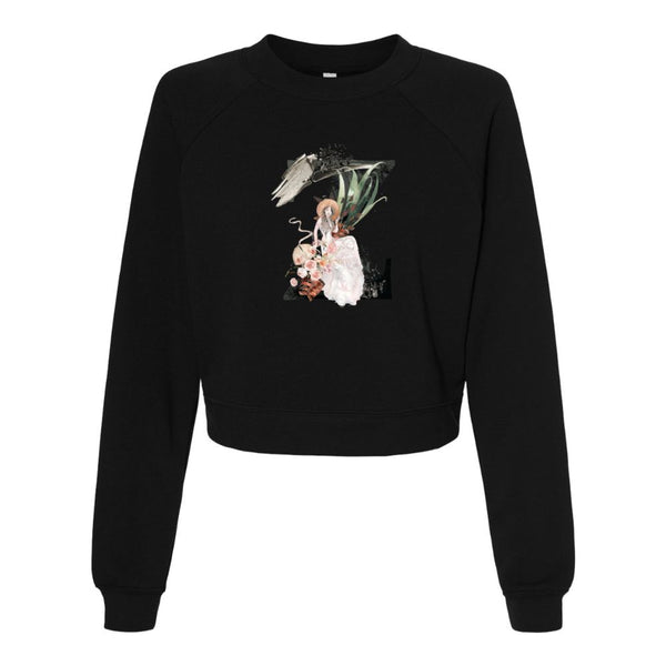 BELLA CANVAS WOMEN'S CROPPED FLEECE PULLOVER 7505